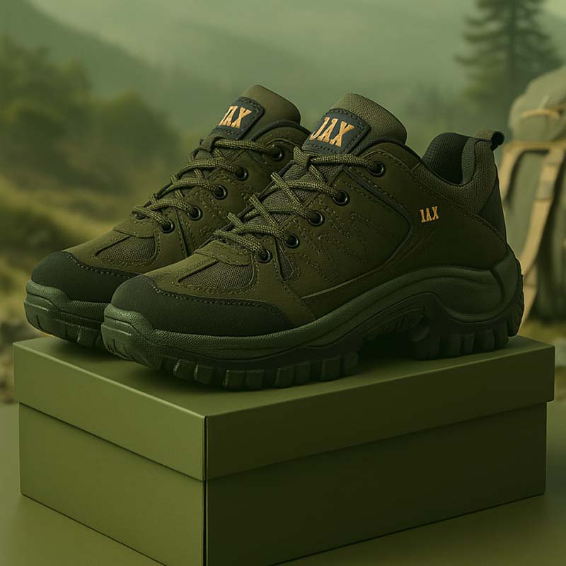 کفش ساقدار مردانه سبز مدل JAX